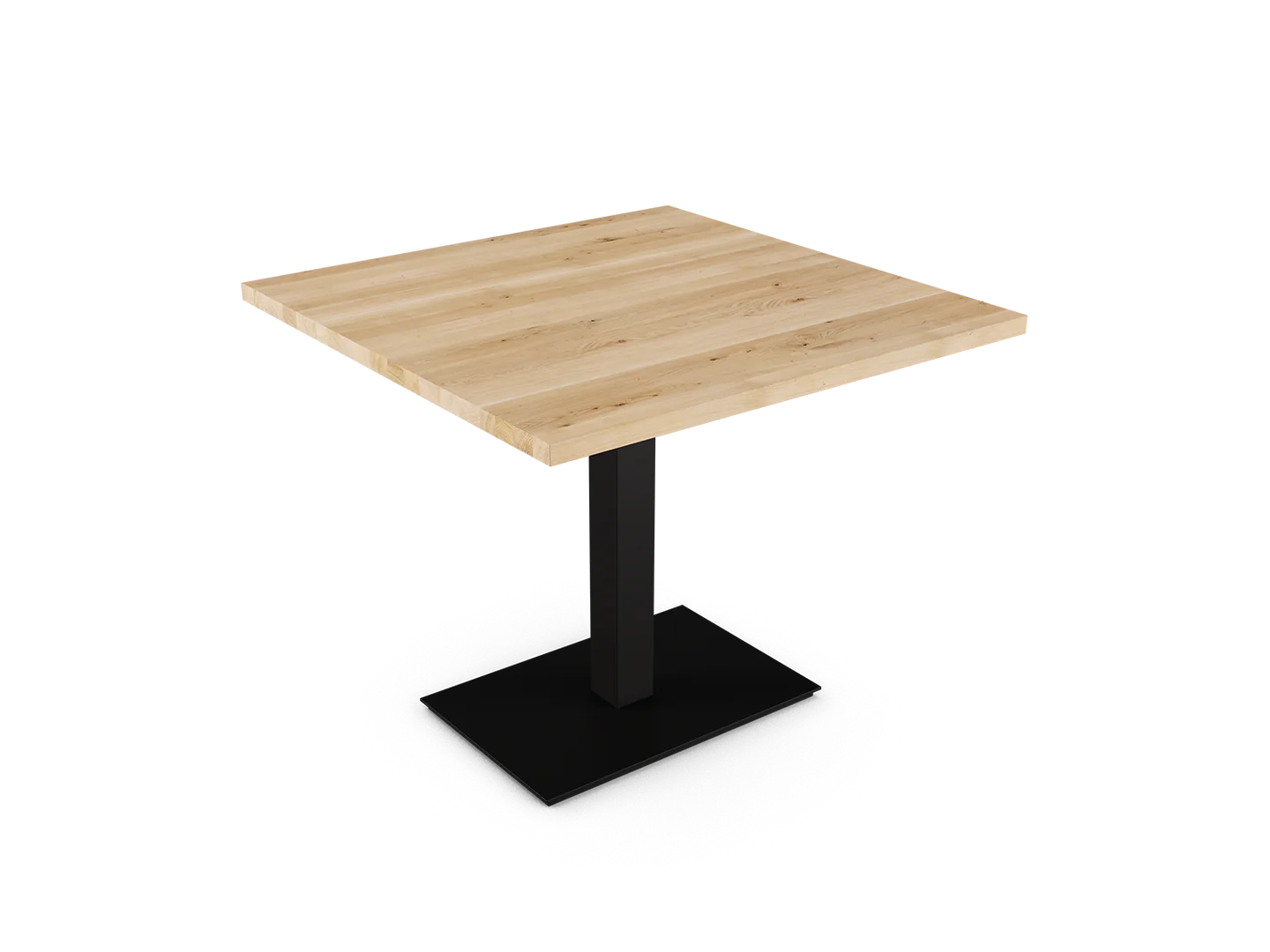 Restaurant solid Wood & Steel SQ1 Industrial Table 800 x 800 x 750mm