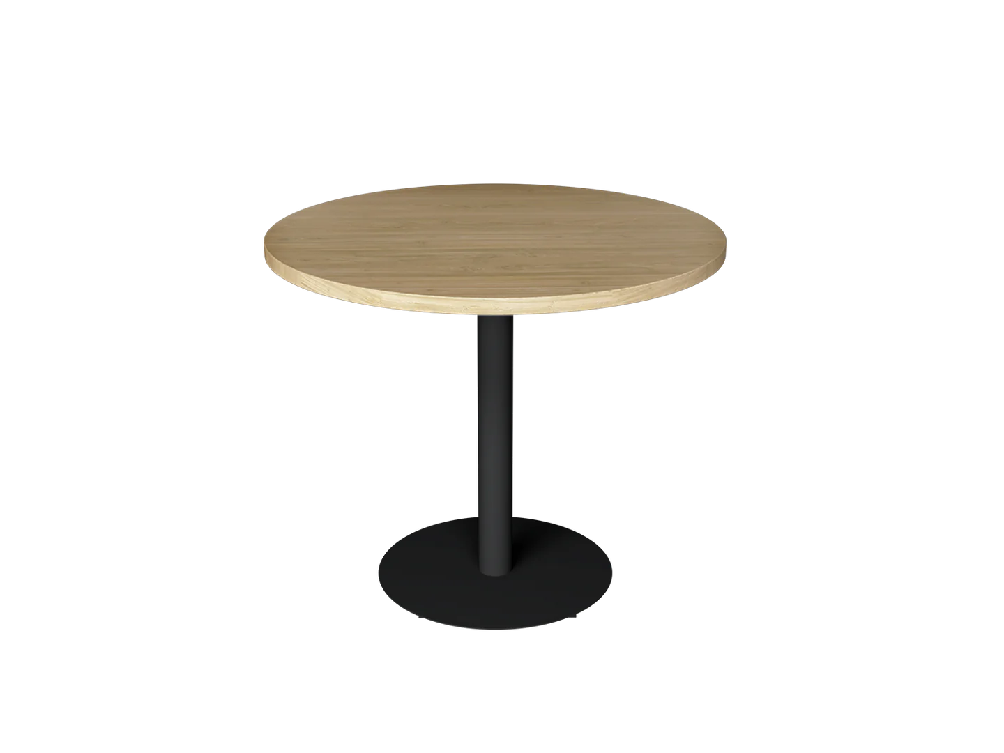 Restaurant solid Wood & Steel Round Table 900x750mm